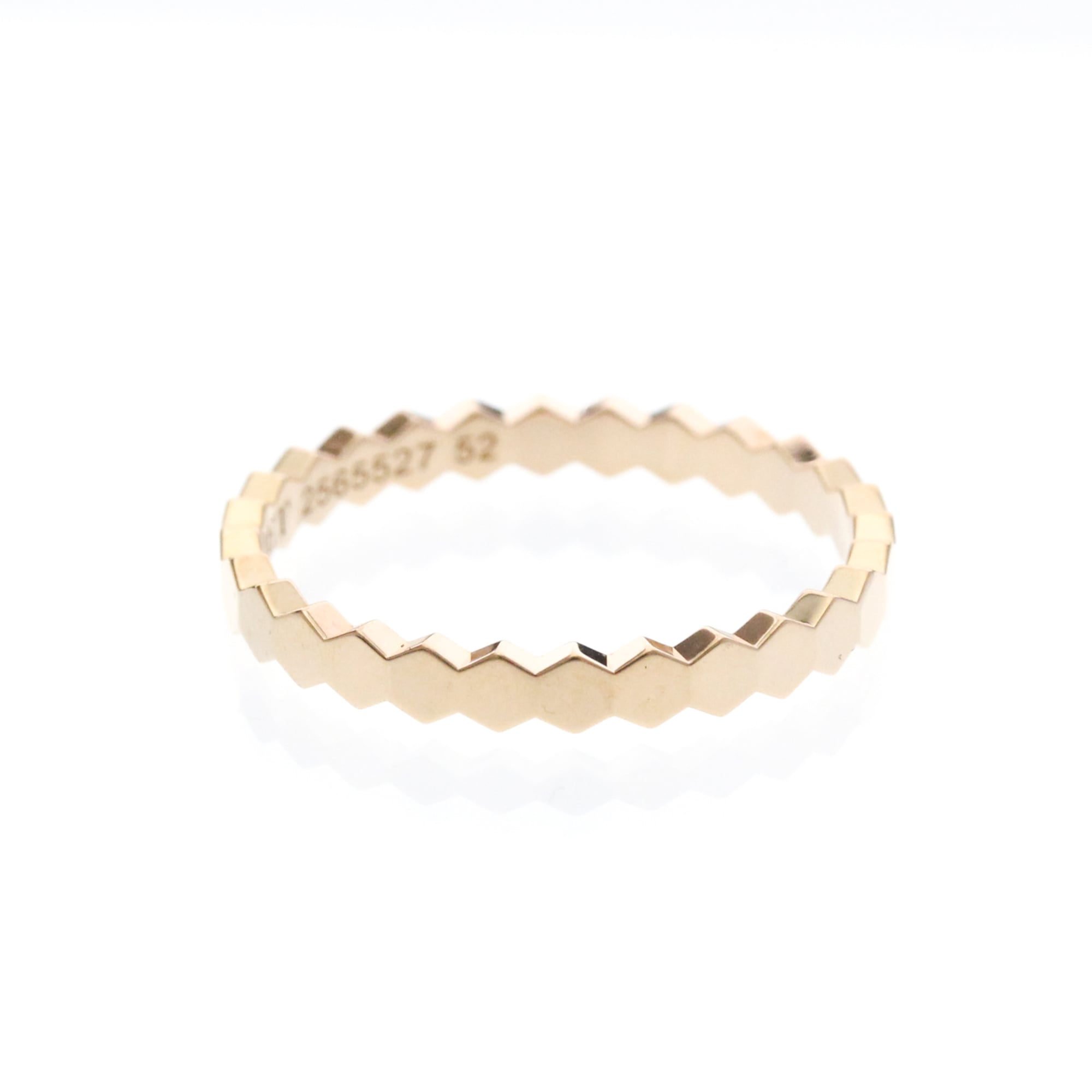 Chaumet Bee My Love Band 18K Rose Gold Gold Pink_Gold Ring Jewelry (Pre-Owned)