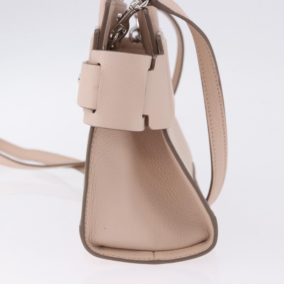 Givenchy Horizon Satchel Leather Pink Leather Handbag (Pre-Owned)