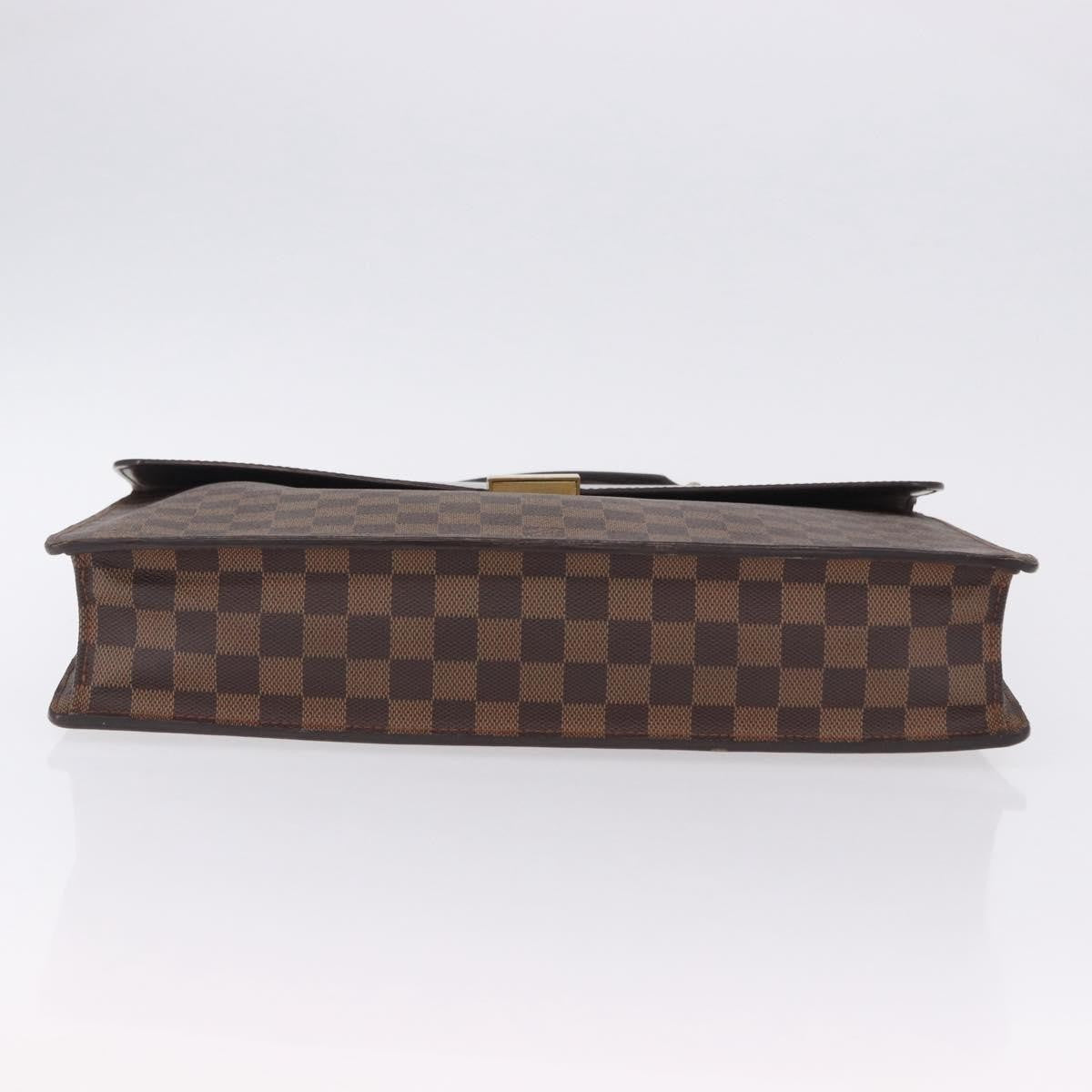 Louis Vuitton Altona Damier Ebene Brown Canvas Briefcase Bag (Pre-Owned)
