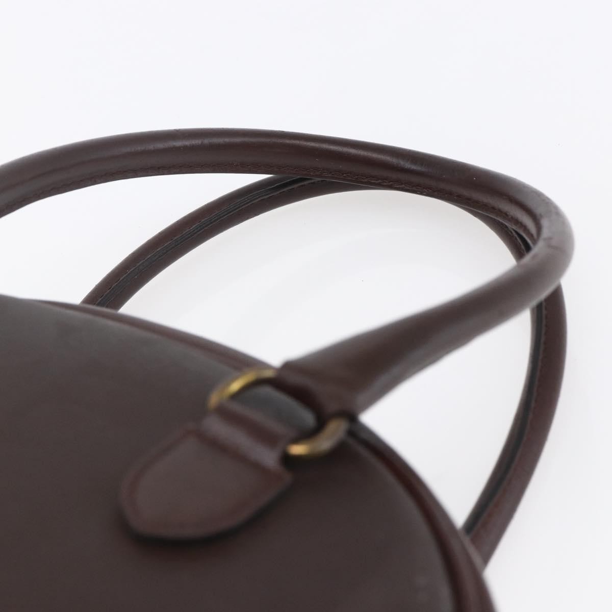 Christian Dior Vintage Trotter Diorissimo Canvas Brown Pvc Handbag (Pre-Owned)