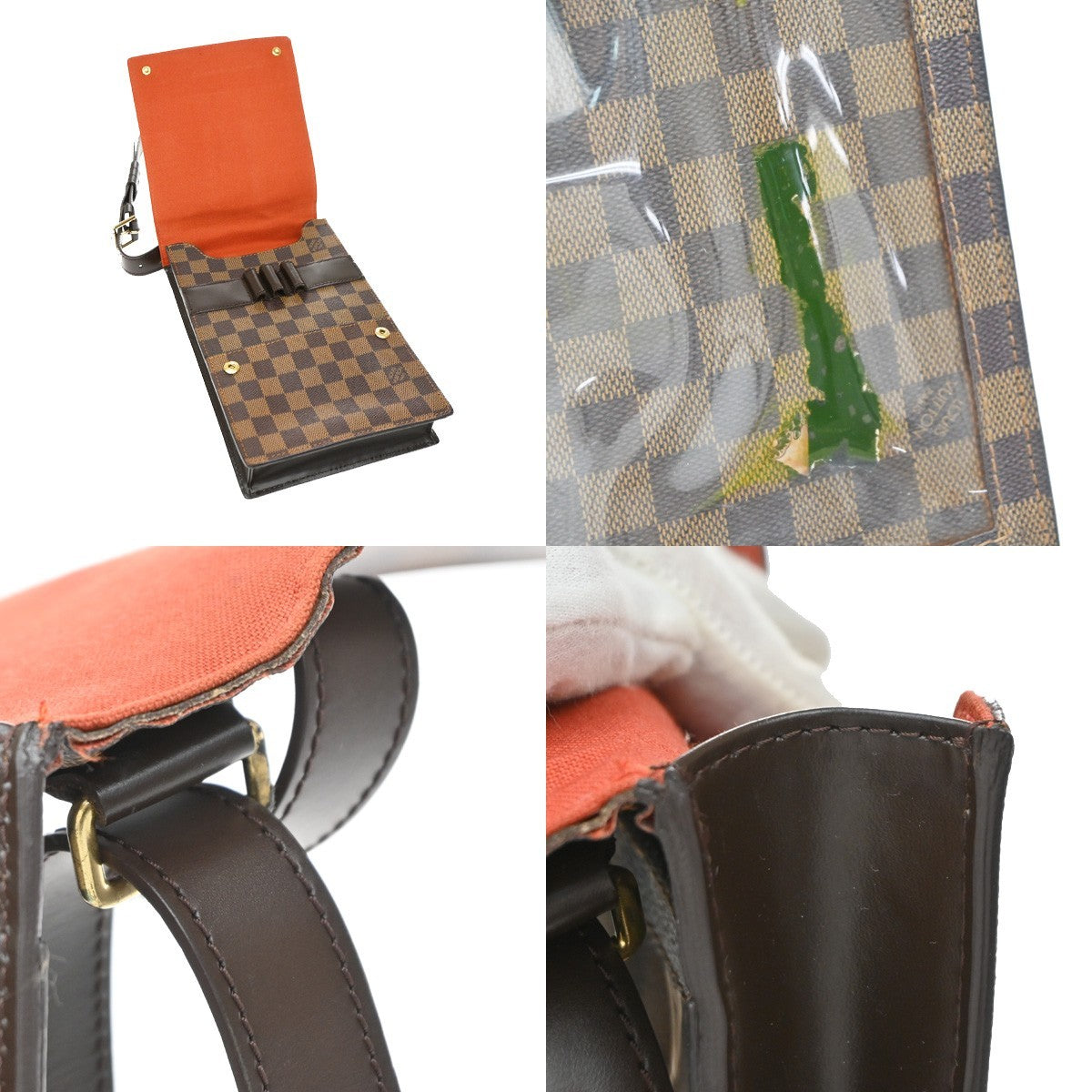 Louis Vuitton Portobello Messenger Damier Brown Canvas Crossbody Bag Bag (Pre-Owned)