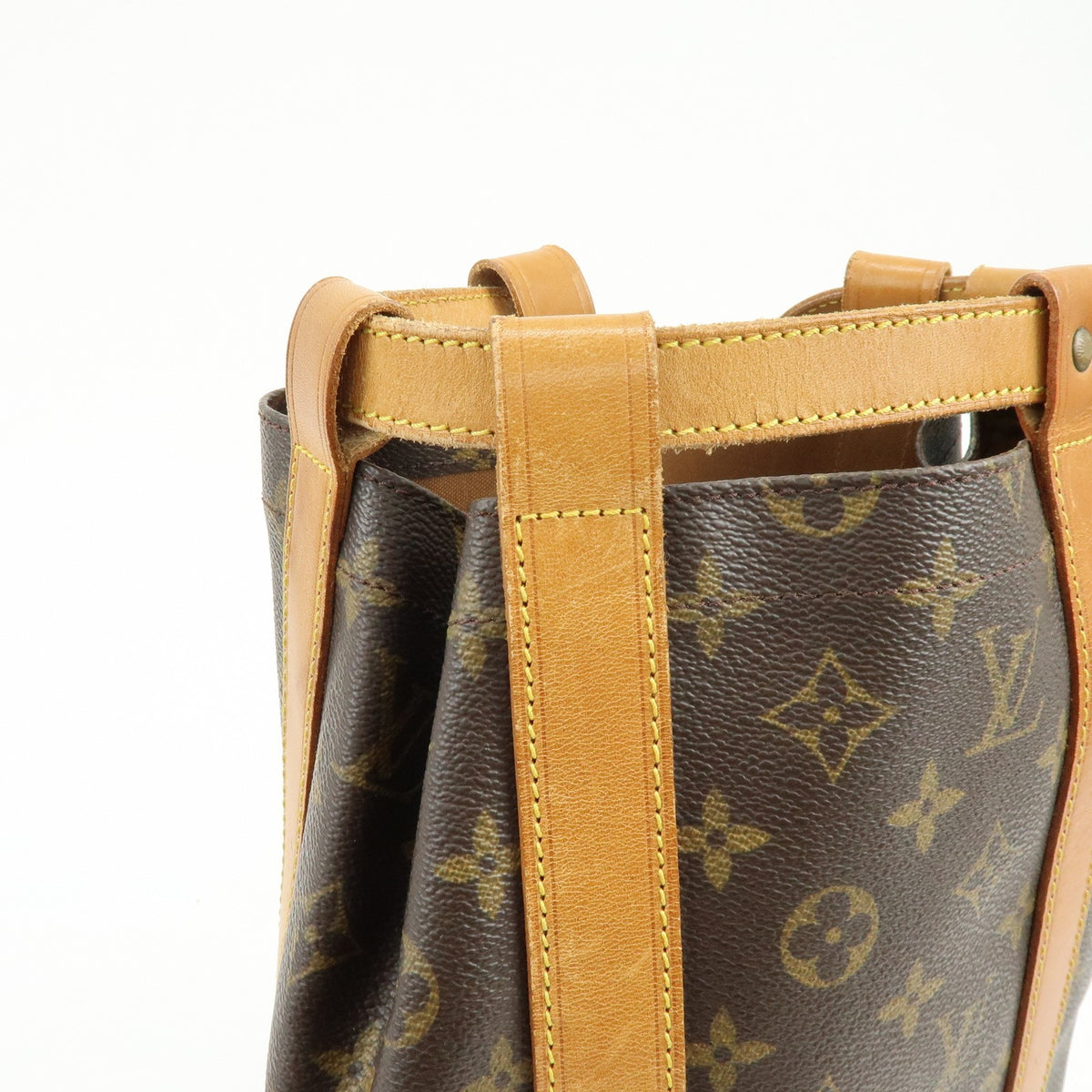 Louis Vuitton Randonnee Monogram Canvas Brown Canvas Backpack Bag (Pre-Owned)