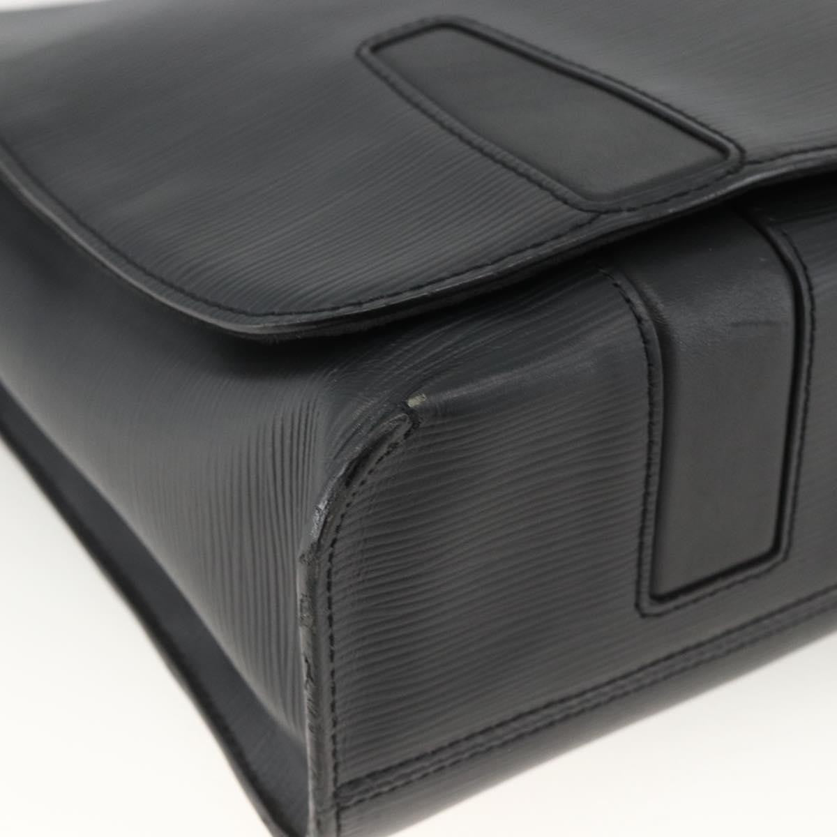 Louis Vuitton Harrington Messenger Epi Leather Black Leather Handbag (Pre-Owned)