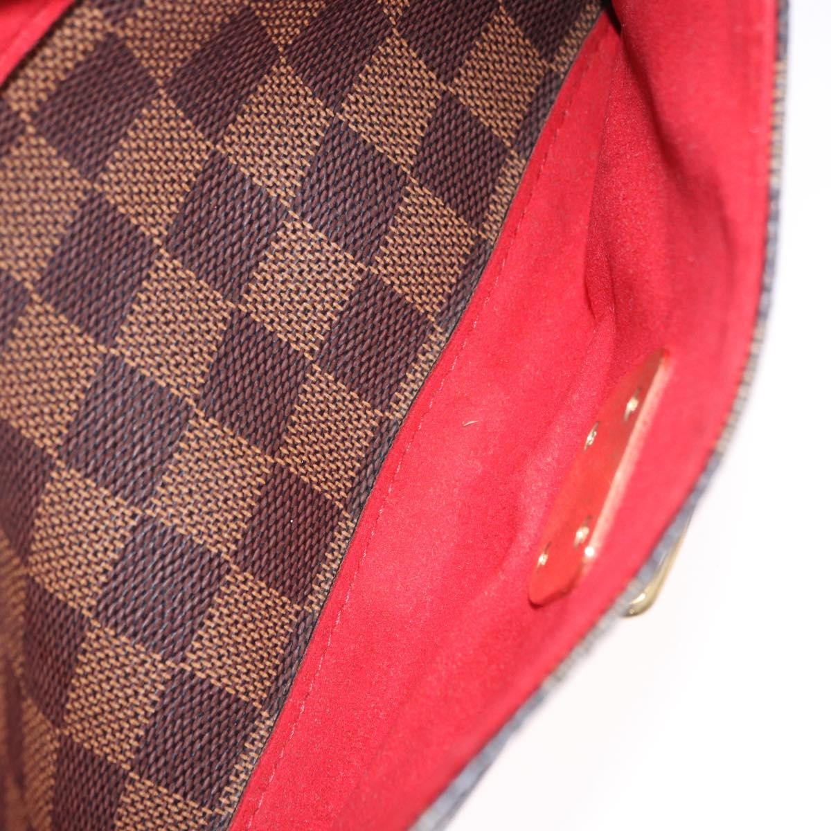 Louis Vuitton Ravello Damier Ebene Brown Canvas Shoulder Bag Bag (Pre-Owned)