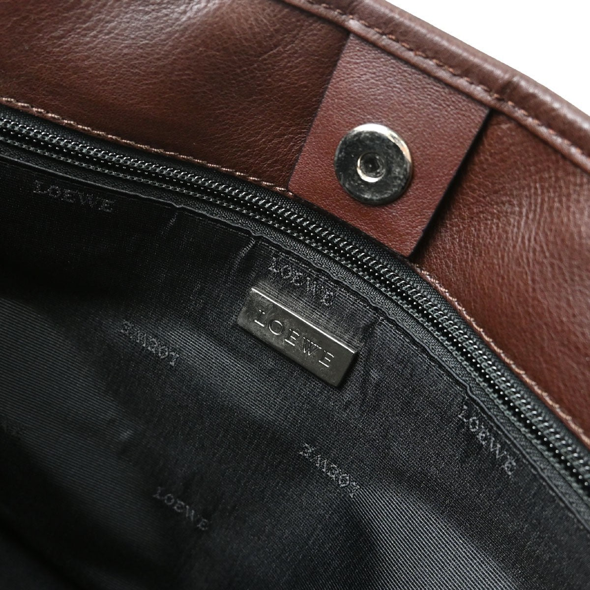 Loewe Fusta Leather Brown Leather Handbag (Pre-Owned)
