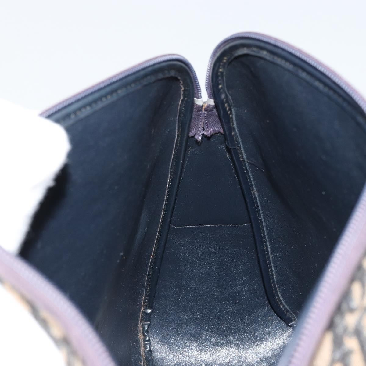 Christian Dior Trotter Shoulder Canvas Navy Canvas Shoulder Bag Bag (Pre-Owned)