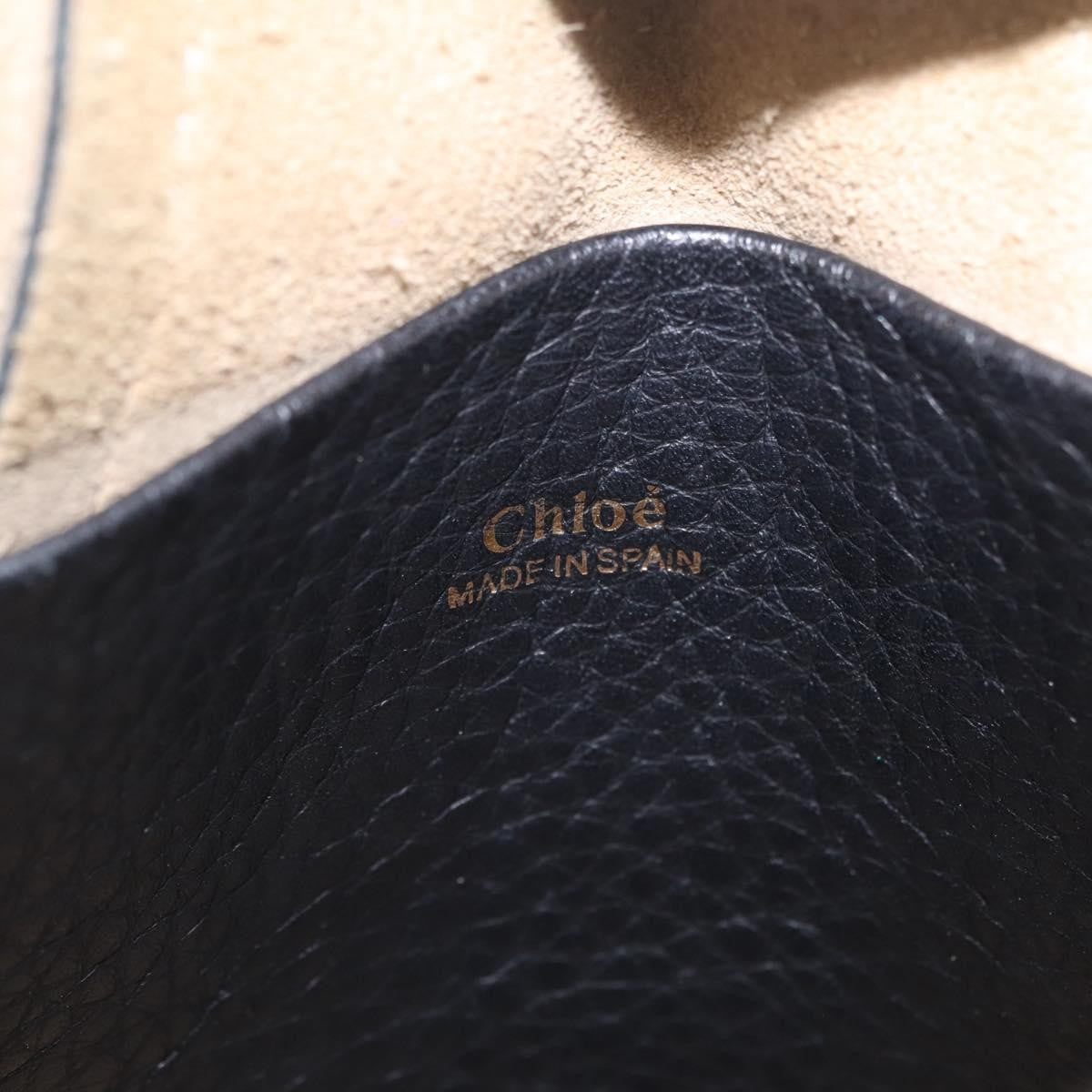 Chloe Hayley Hobo Leather Black Leather Shoulder Bag Bag (Pre-Owned)