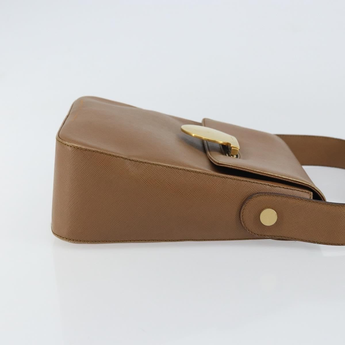 Salvatore Ferragamo Vintage Leather Brown Leather Handbag (Pre-Owned)