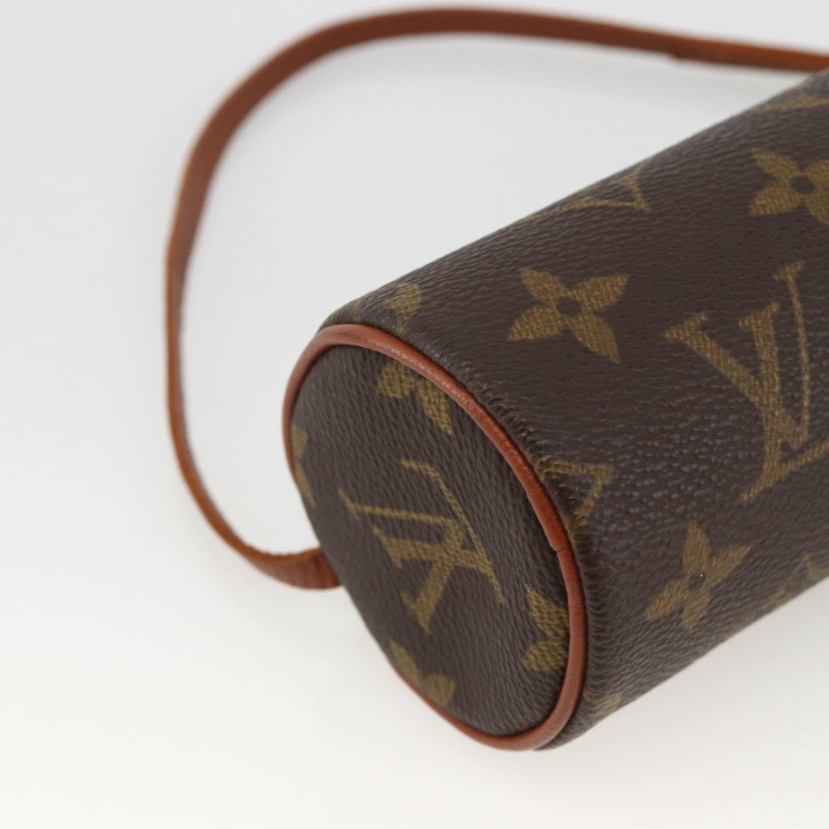 Louis Vuitton Papillon Pochette Monogram Canvas Brown Canvas Clutche & Pouche Bag (Pre-Owned)