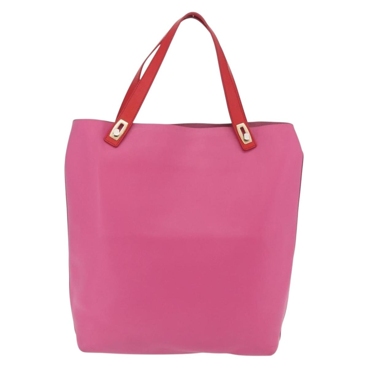 Balenciaga Vintage Tote Leather Pink Leather Tote Bag Bag (Pre-Owned)