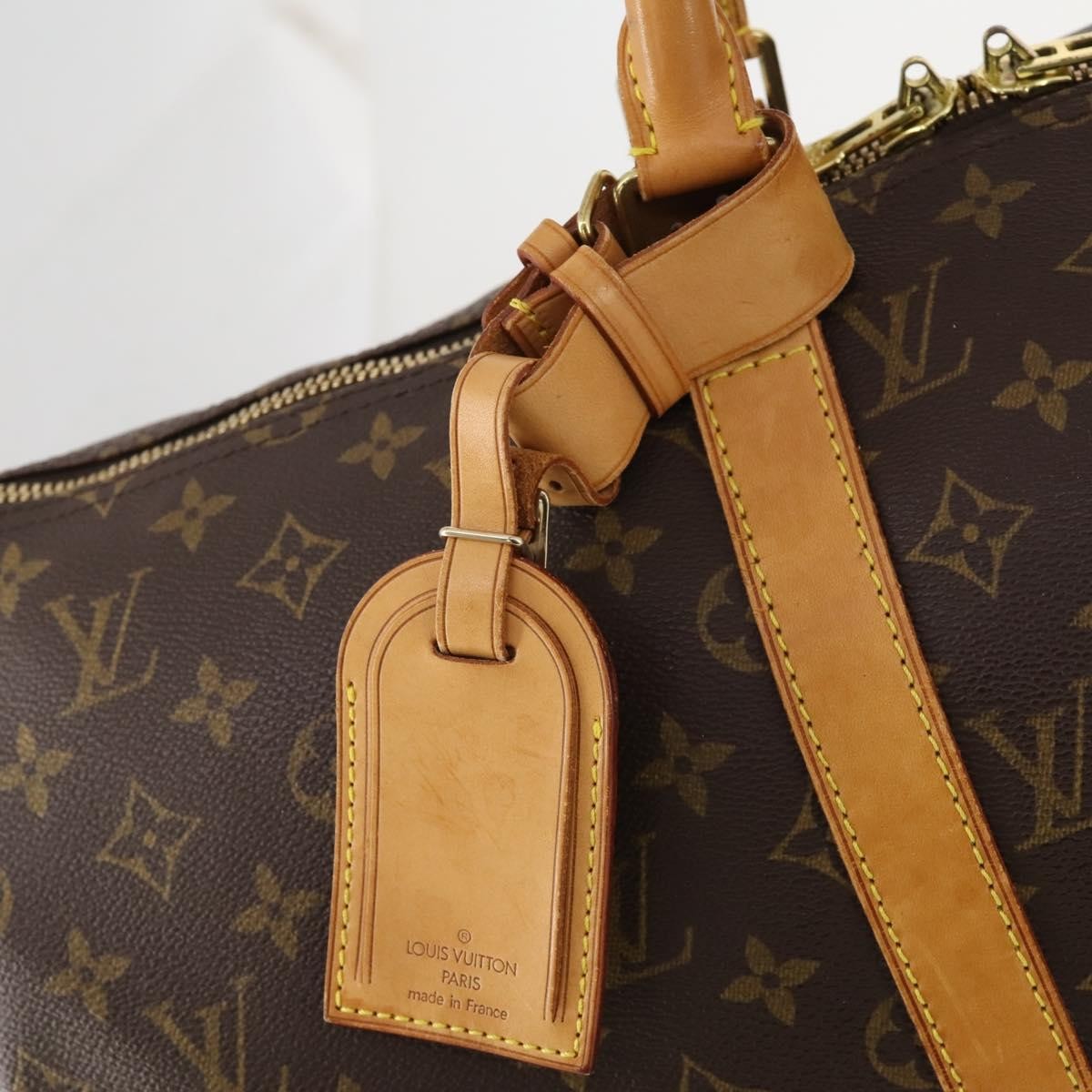 Louis Vuitton Keepall Monogram Canvas Brown Canvas Travel Bag Bag (Pre-Owned)