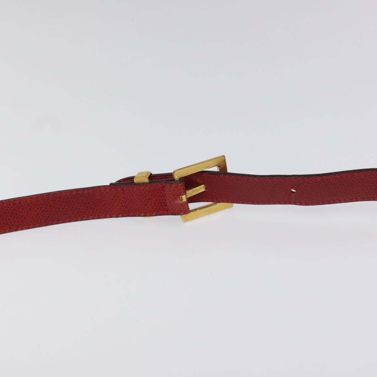 Salvatore Ferragamo Vintage Leather Red Leather Shoulder Bag Bag (Pre-Owned)