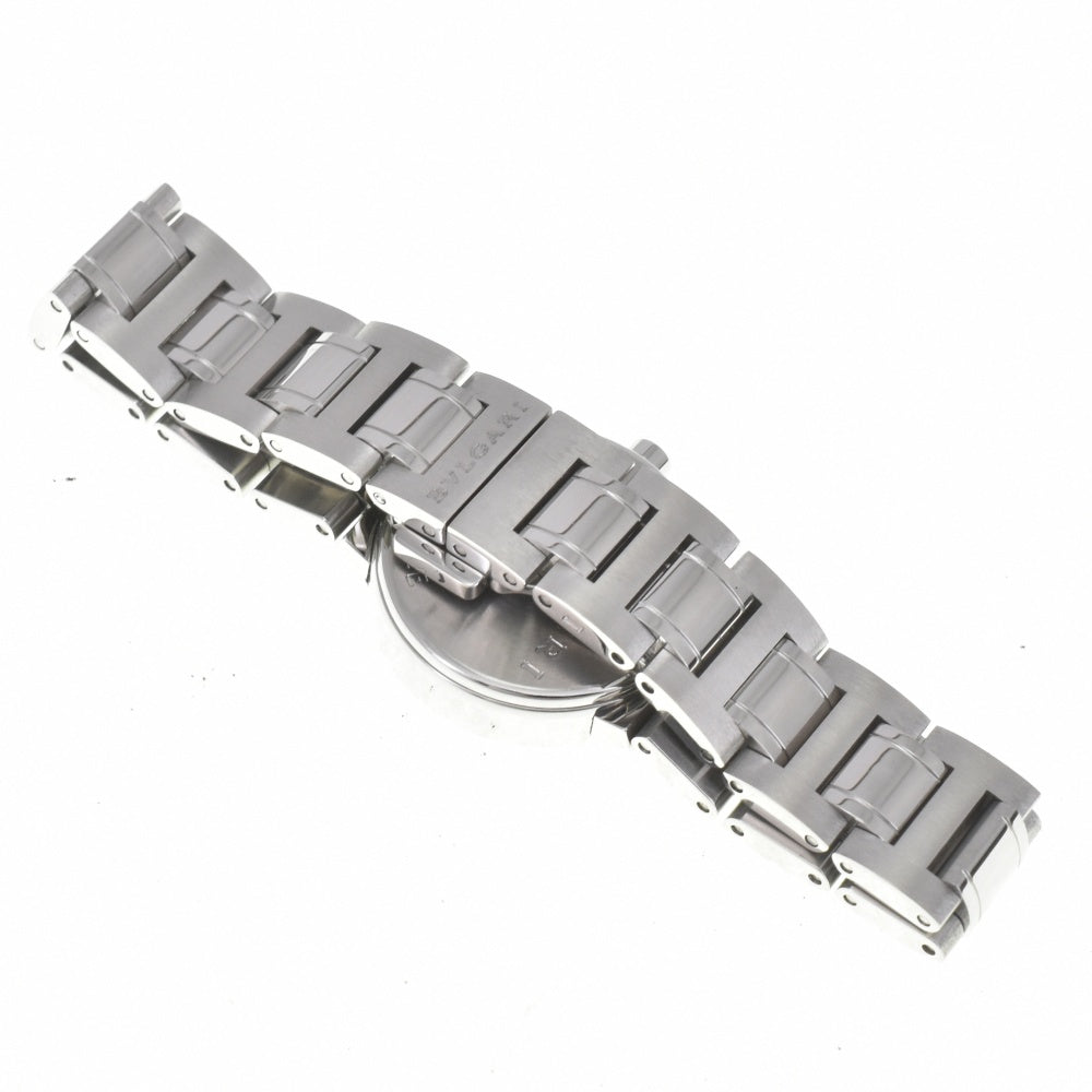 Bvlgari Bvlgari Bvlgari Quartz Stainless Steel With Diamond Markers Watch (Pre-Owned)