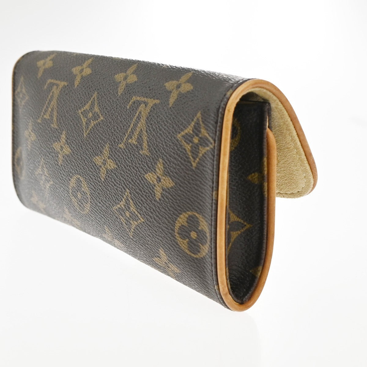Louis Vuitton Twin Monogram Canvas Brown Canvas Clutche & Pouche Bag (Pre-Owned)