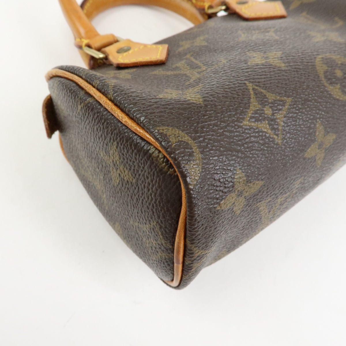 Louis Vuitton Speedy Mini Hl Monogram Canvas Brown Canvas Handbag (Pre-Owned)