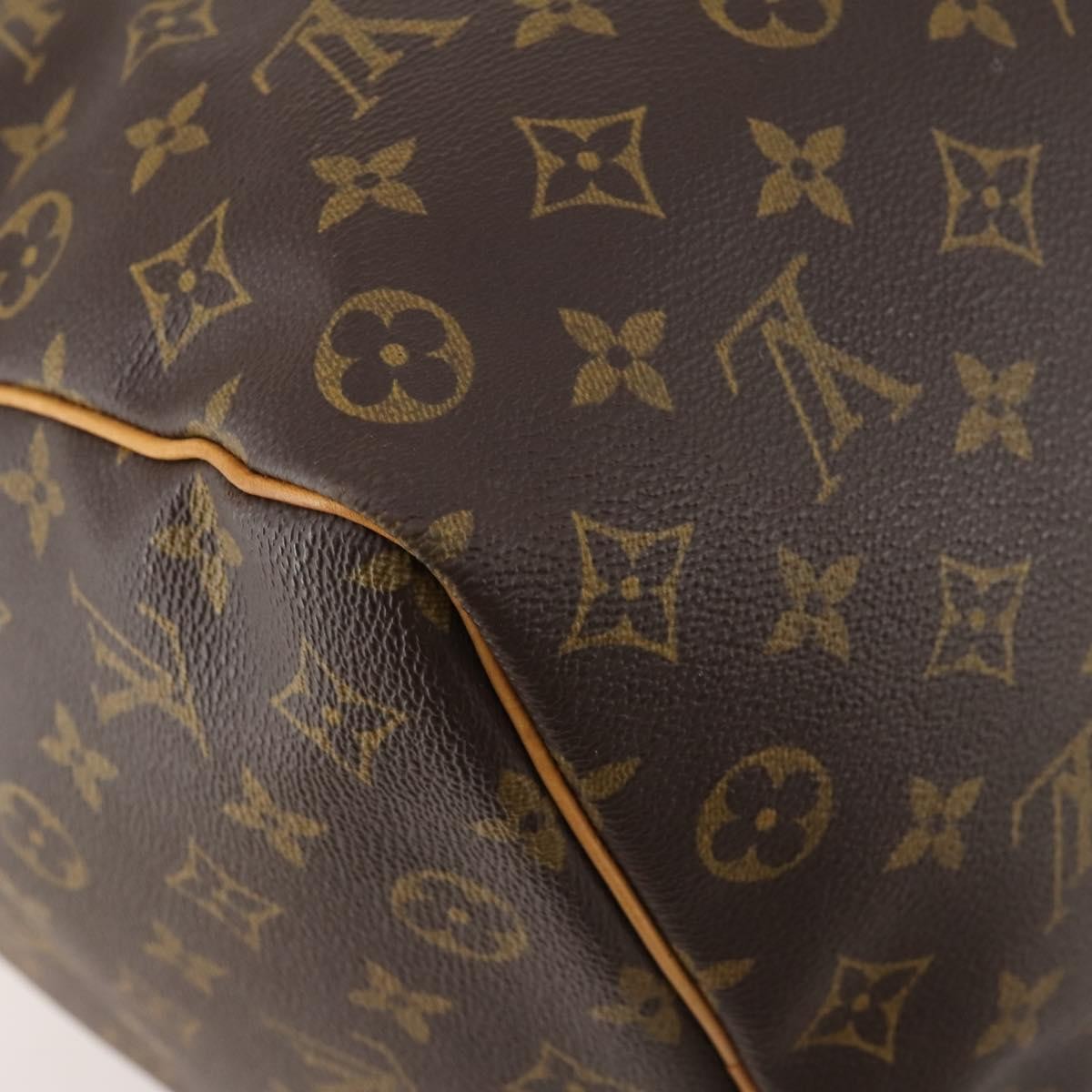 Louis Vuitton Keepall Monogram Canvas Brown Canvas Travel Bag Bag (Pre-Owned)