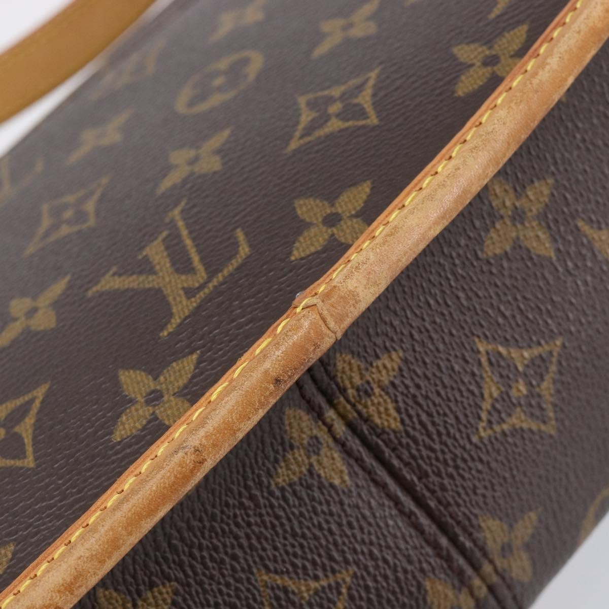 Louis Vuitton Sologne Monogram Canvas Brown Canvas Handbag (Pre-Owned)