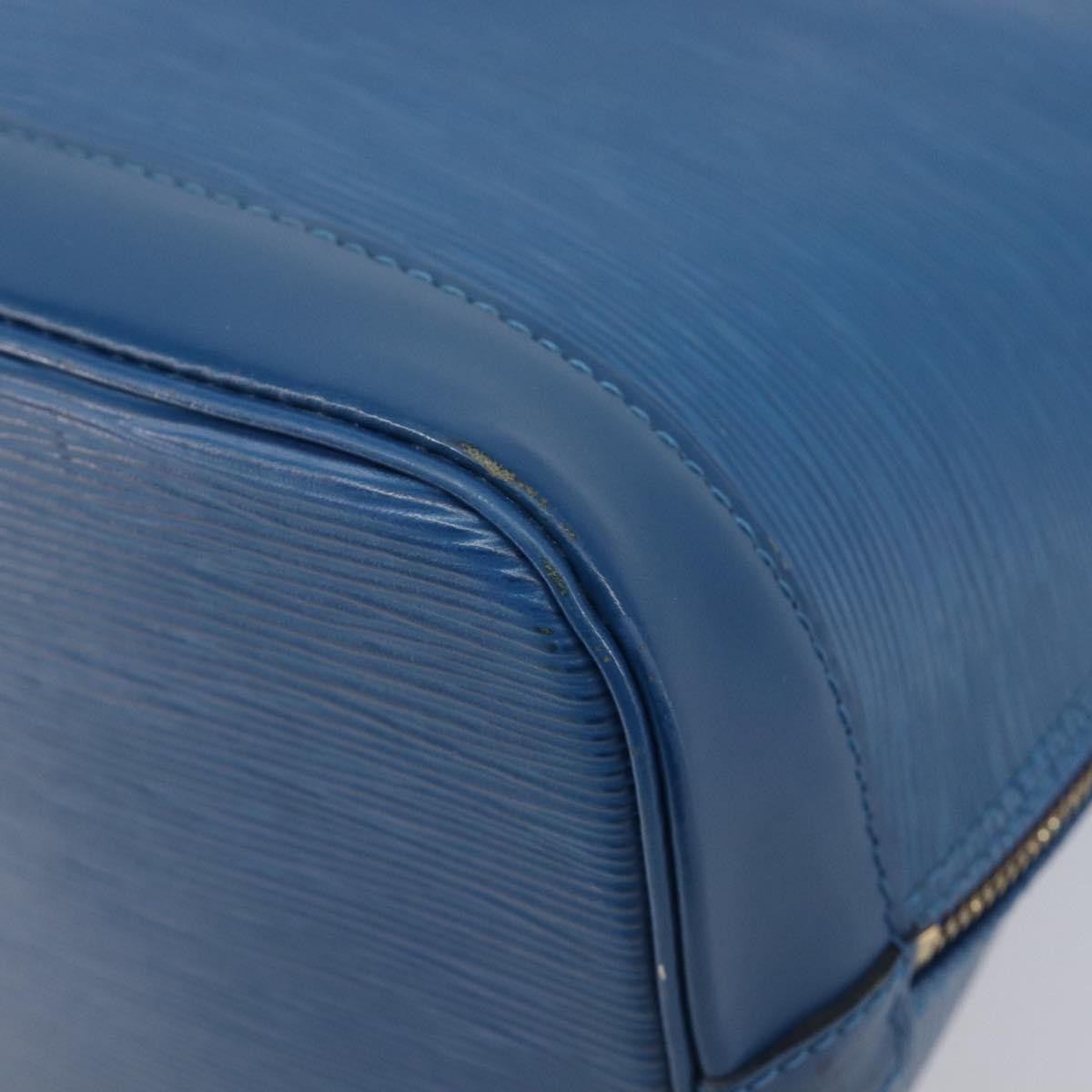 Louis Vuitton Alma Epi Leather Blue Leather Handbag (Pre-Owned)