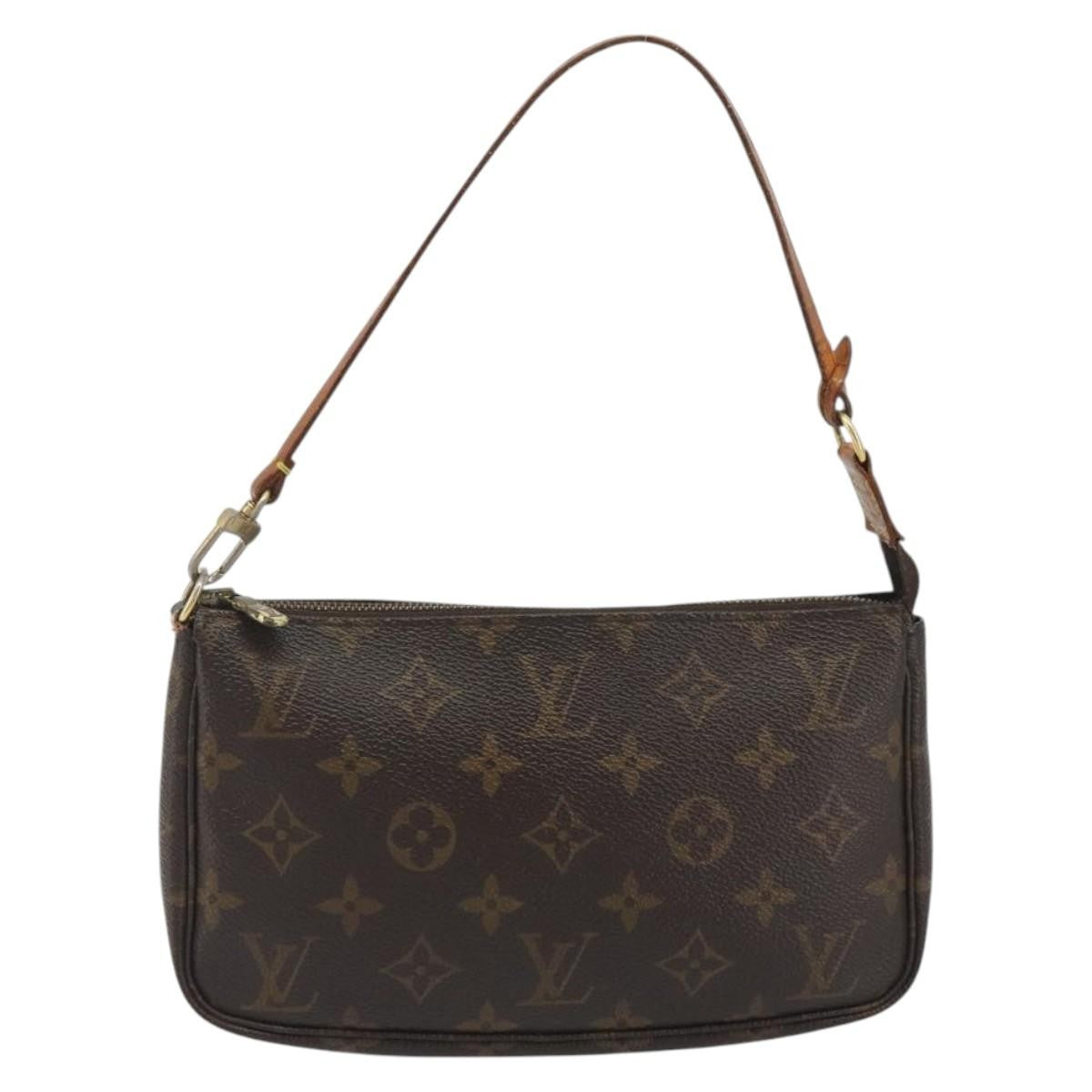 Louis Vuitton Pochette Accessoires Monogram Brown Canvas Clutche & Pouche Bag (Pre-Owned)