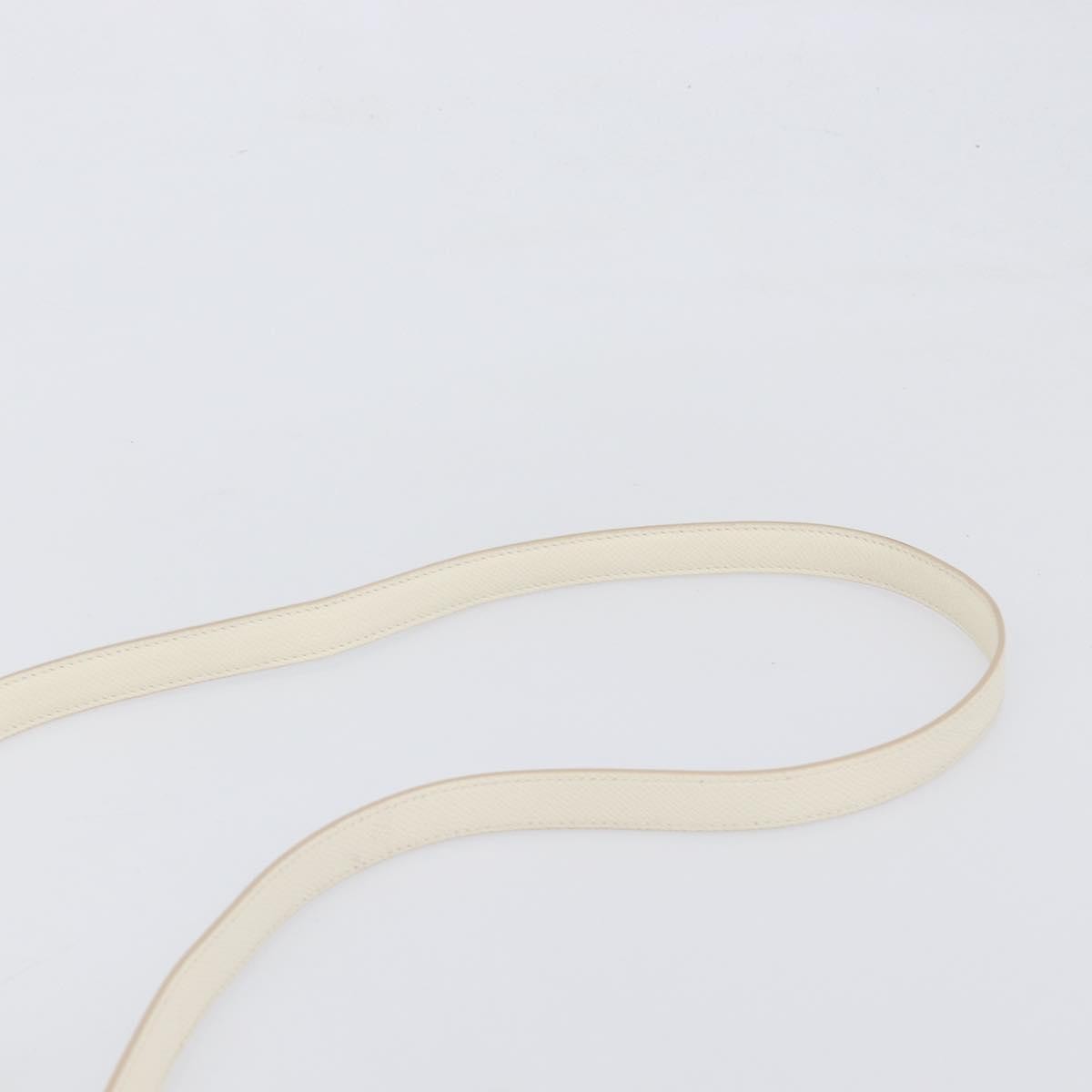 Celine Belt Leather White Leather Handbag (Pre-Owned)