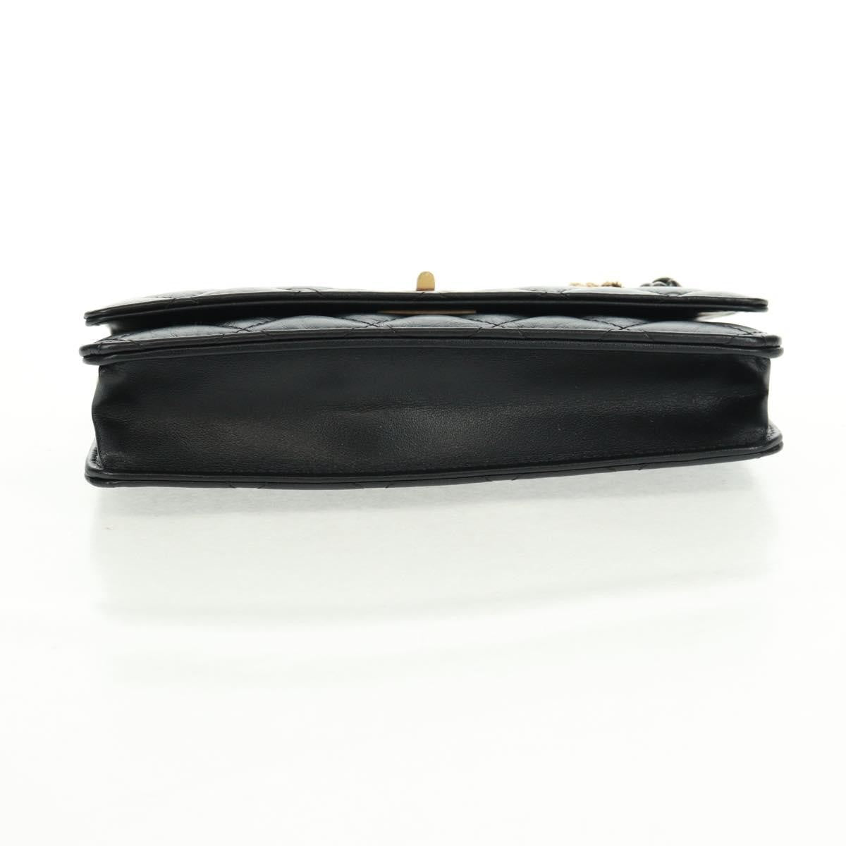 Chanel Lucky Charms Reissue 2.55 Flap Leather Black Leather Shoulder Bag Bag (Pre-Owned)
