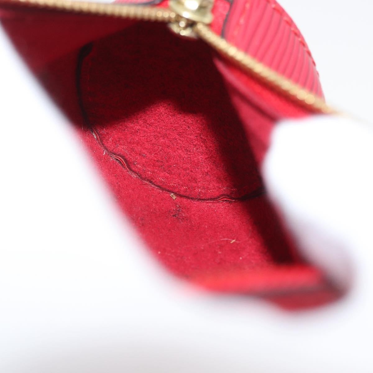 Louis Vuitton Soufflot Pochette Epi Leather Red Leather Clutche & Pouche Bag (Pre-Owned)