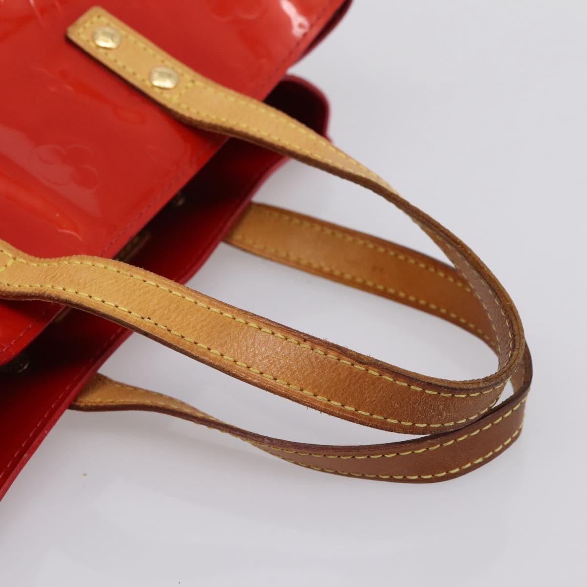 Louis Vuitton Reade Monogram Vernis Red Patent_Leather Handbag (Pre-Owned)
