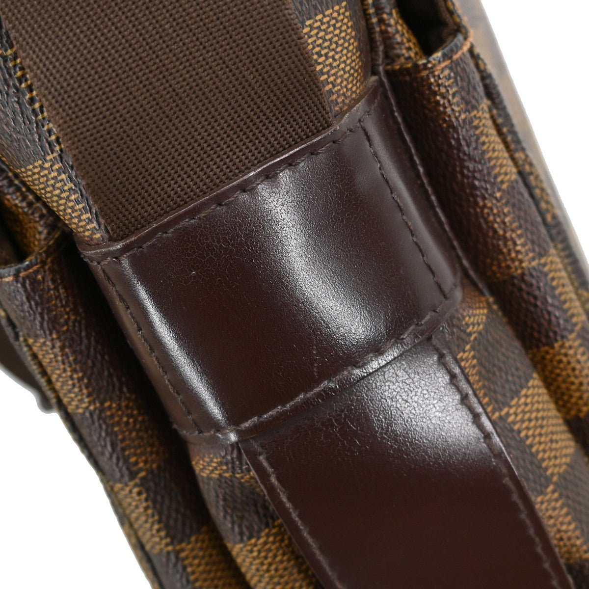 Louis Vuitton Naviglio Damier Brown Canvas Shoulder Bag Bag (Pre-Owned)
