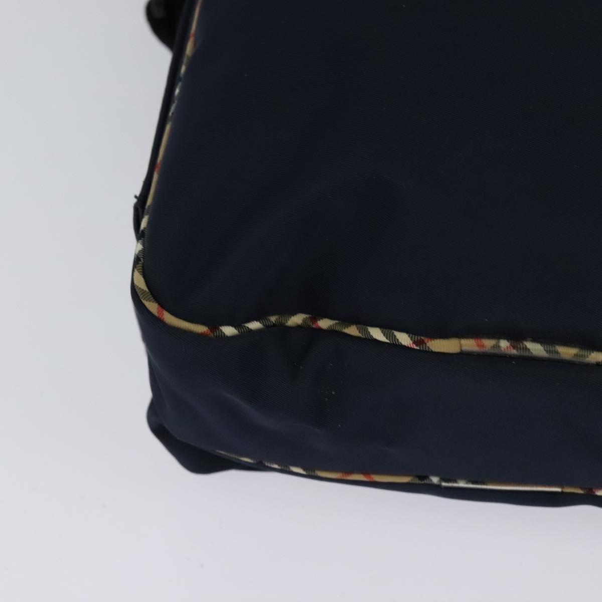 Burberry Vintage Nylon Navy Nylon Shoulder Bag Bag (Pre-Owned)