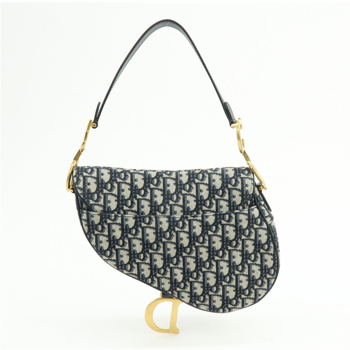 Christian Dior Saddle Oblique Canvas Multicolour Canvas Handbag (Pre-Owned)