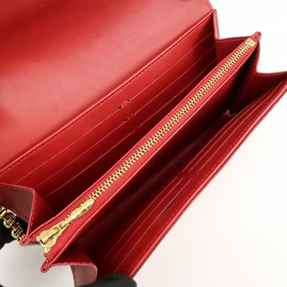 Louis Vuitton Chaine Monogram Vernis Red Patent_Leather Crossbody Bag Bag (Pre-Owned)