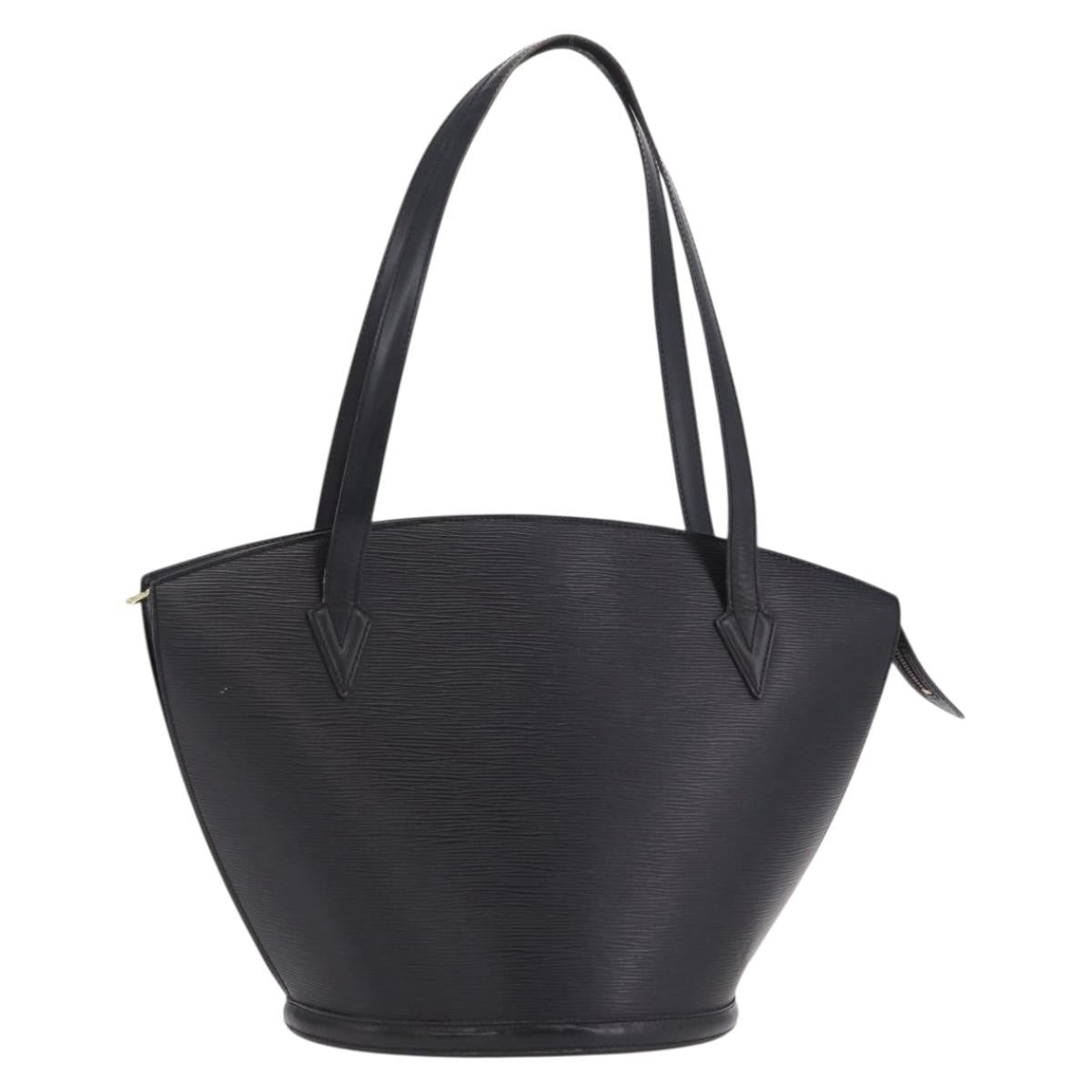 Louis Vuitton Saint Jacques Epi Leather Black Leather Handbag (Pre-Owned)