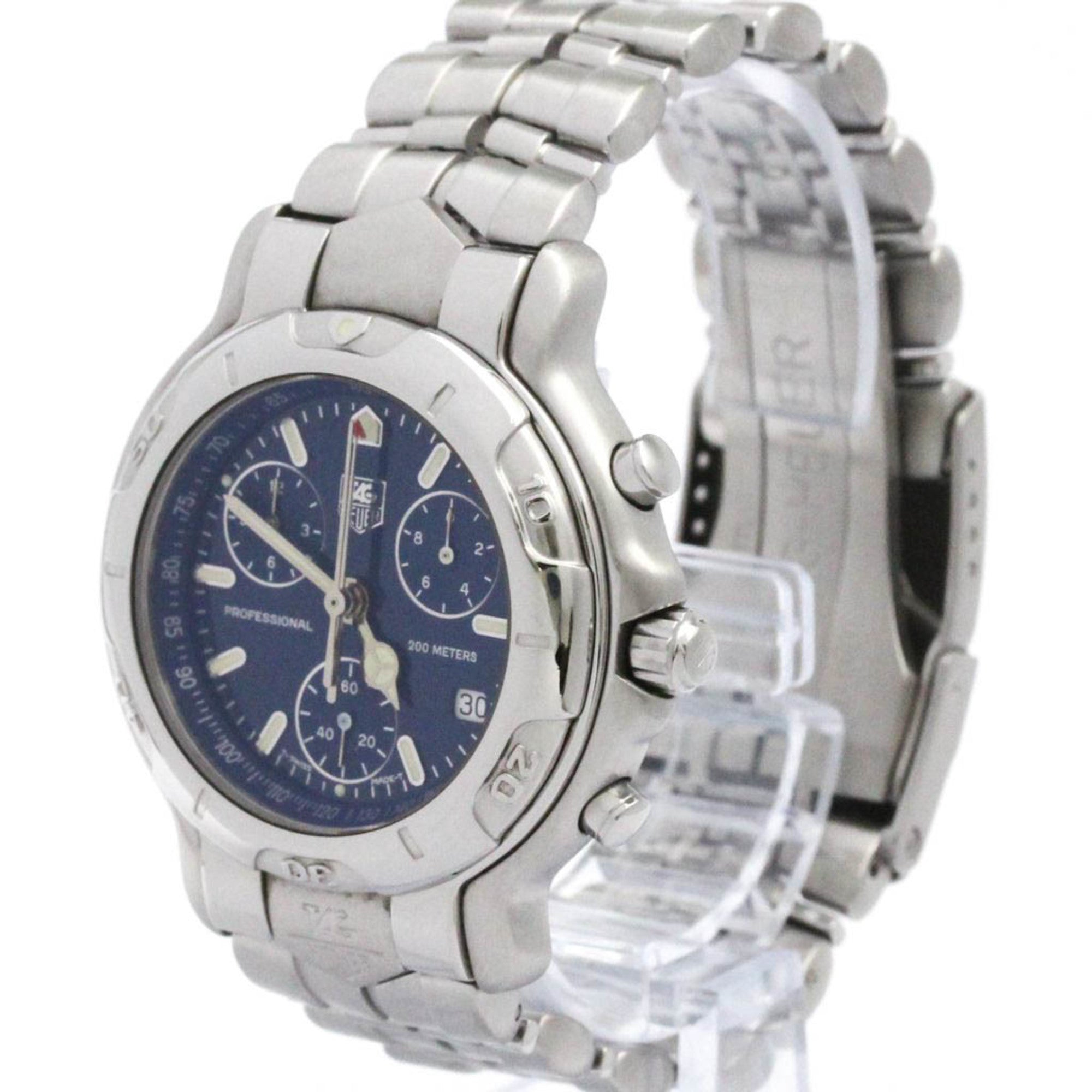 Tag Heuer Professional 6000 Quartz Stainless Steel Watch (Pre-Owned)