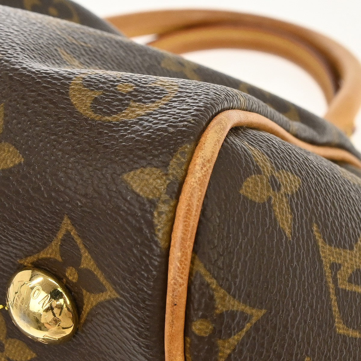 Louis Vuitton Tivoli Monogram Canvas Brown Canvas Handbag (Pre-Owned)