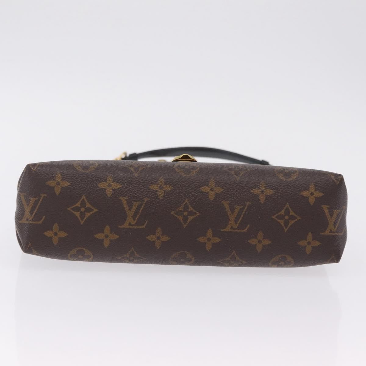 Louis Vuitton Saint Placide Monogram Canvas And Leather Brown Canvas Handbag (Pre-Owned)