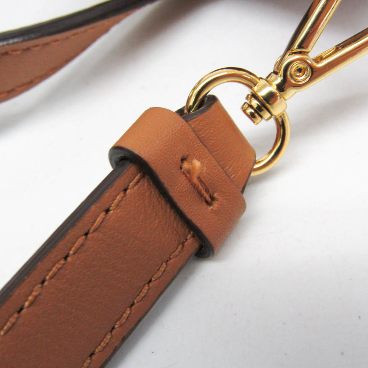 MCM Visetos Leather Brown Leather Handbag (Pre-Owned)