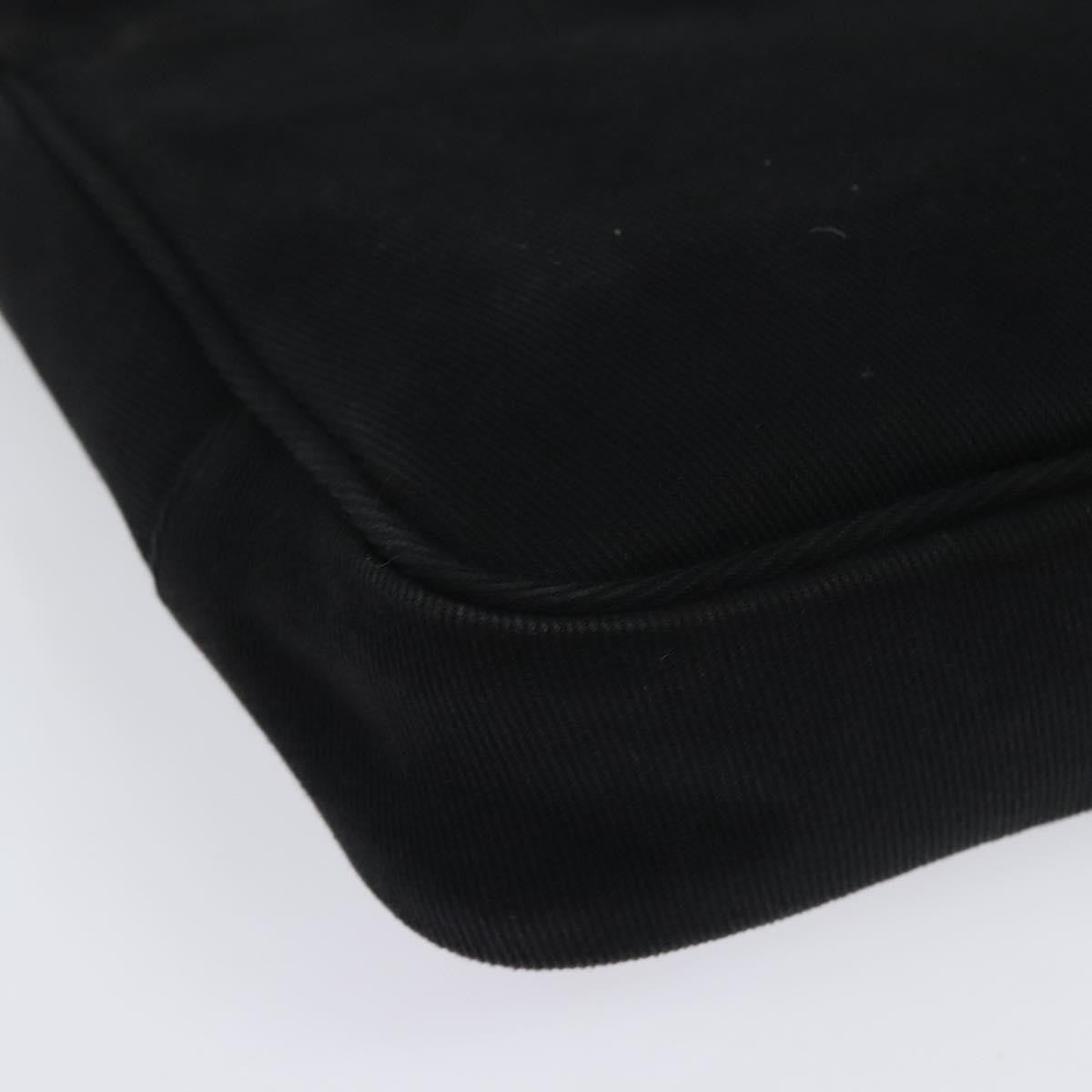 Burberry Blue Label Canvas Black Canvas Shoulder Bag Bag (Pre-Owned)