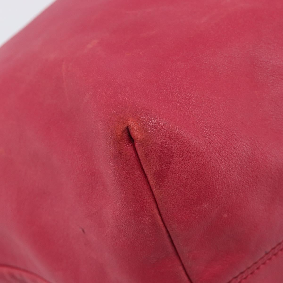 Loewe Tote Leather Pink Leather Tote Bag Bag (Pre-Owned)