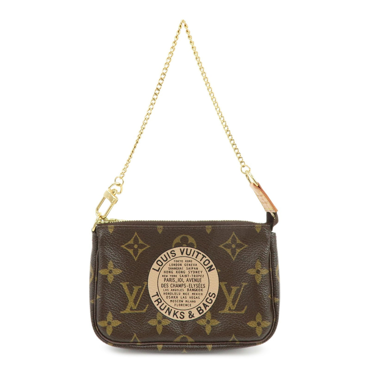 Louis Vuitton Pochette Accessoires Limited Edition Monogram Canvas Brown Canvas Clutche & Pouche Bag (Pre-Owned)