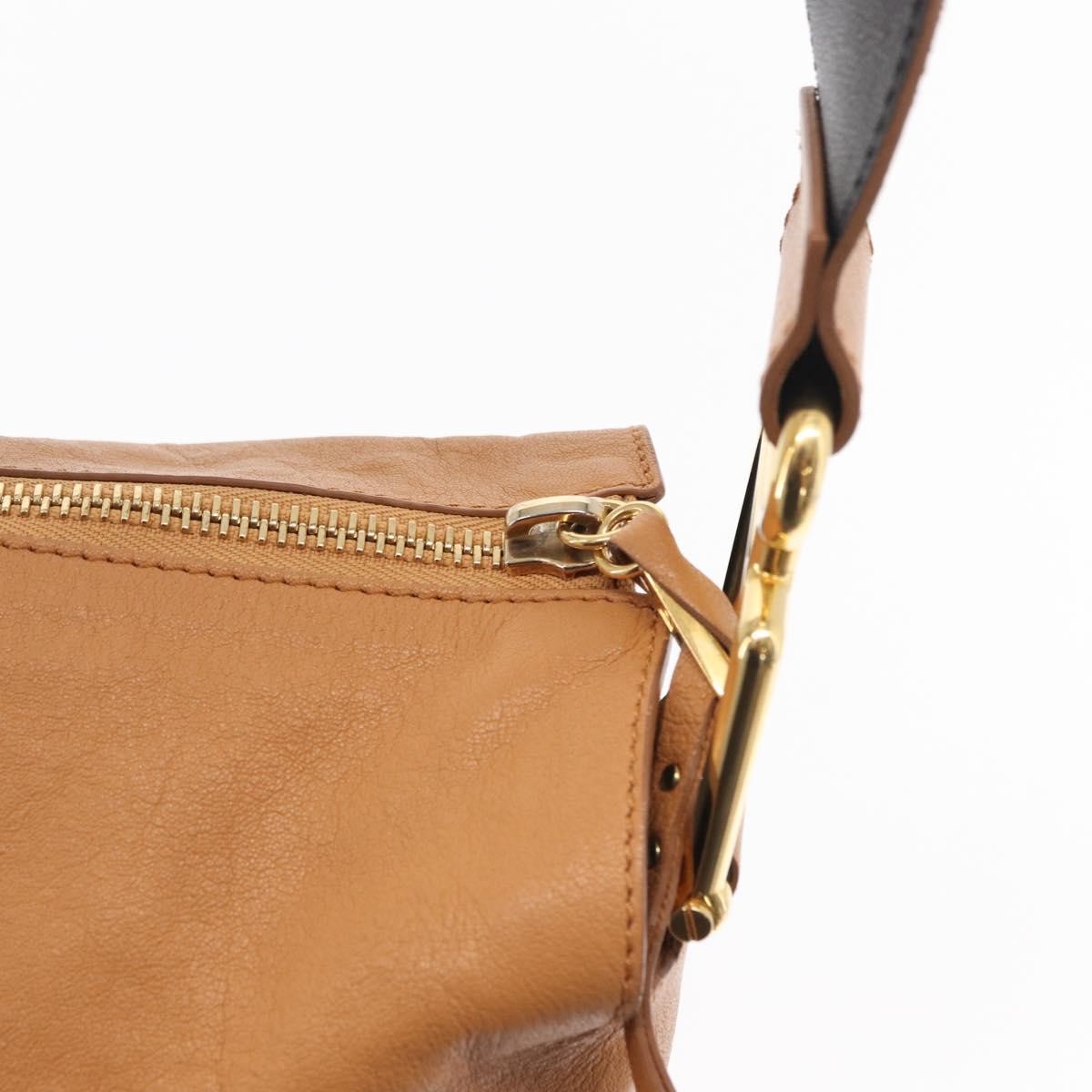 Chloe Vanessa Leather Brown Leather Shoulder Bag Bag (Pre-Owned)