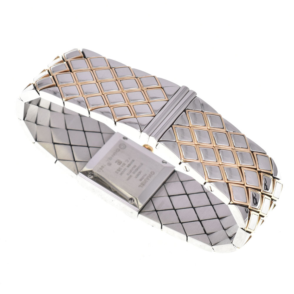 Chanel Matelasse Quartz Stainless Steel Watch (Pre-Owned)