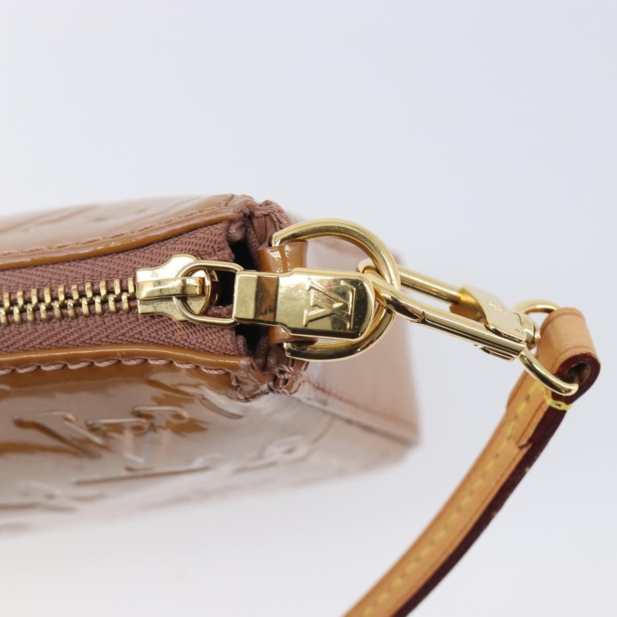 Louis Vuitton Pochette Accessoires Nm Monogram Vernis Brown Patent_Leather Clutche & Pouche Bag (Pre-Owned)
