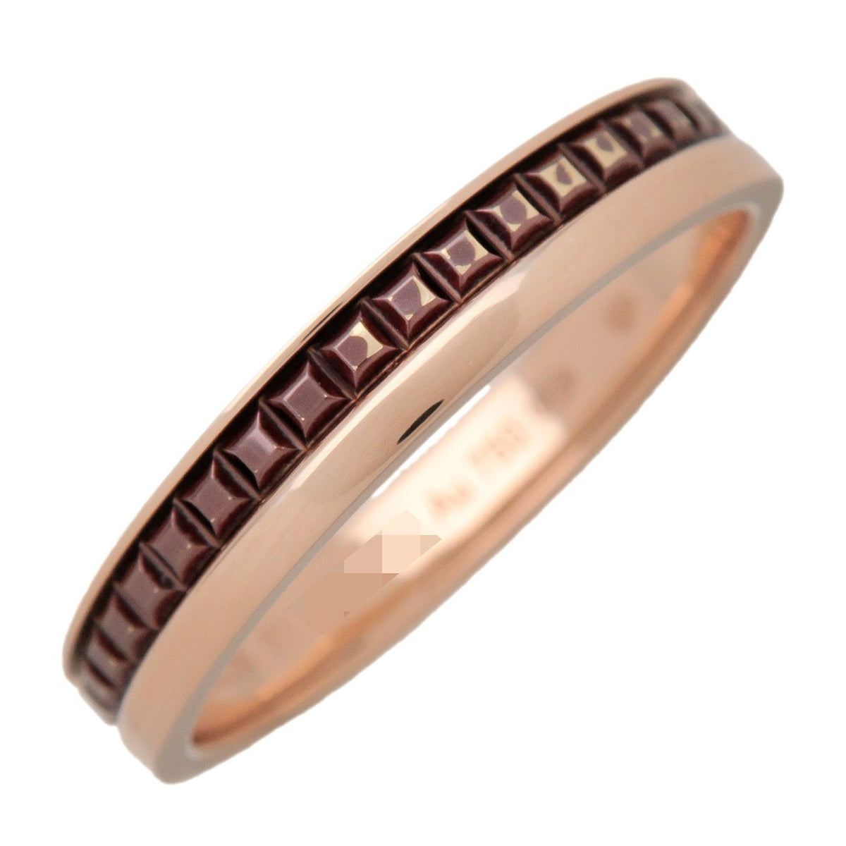 Boucheron Quatre 18K Pink Gold Gold Rose_Gold Ring Jewelry (Pre-Owned)