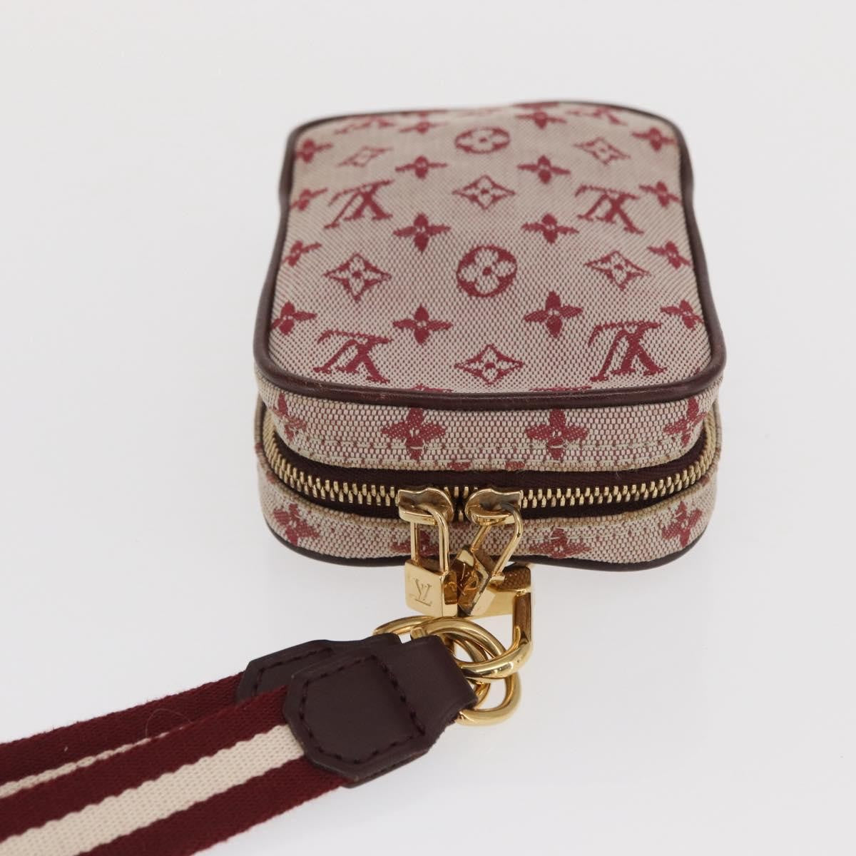 Louis Vuitton Camera Mini Lin Red Canvas Clutche & Pouche Bag (Pre-Owned)