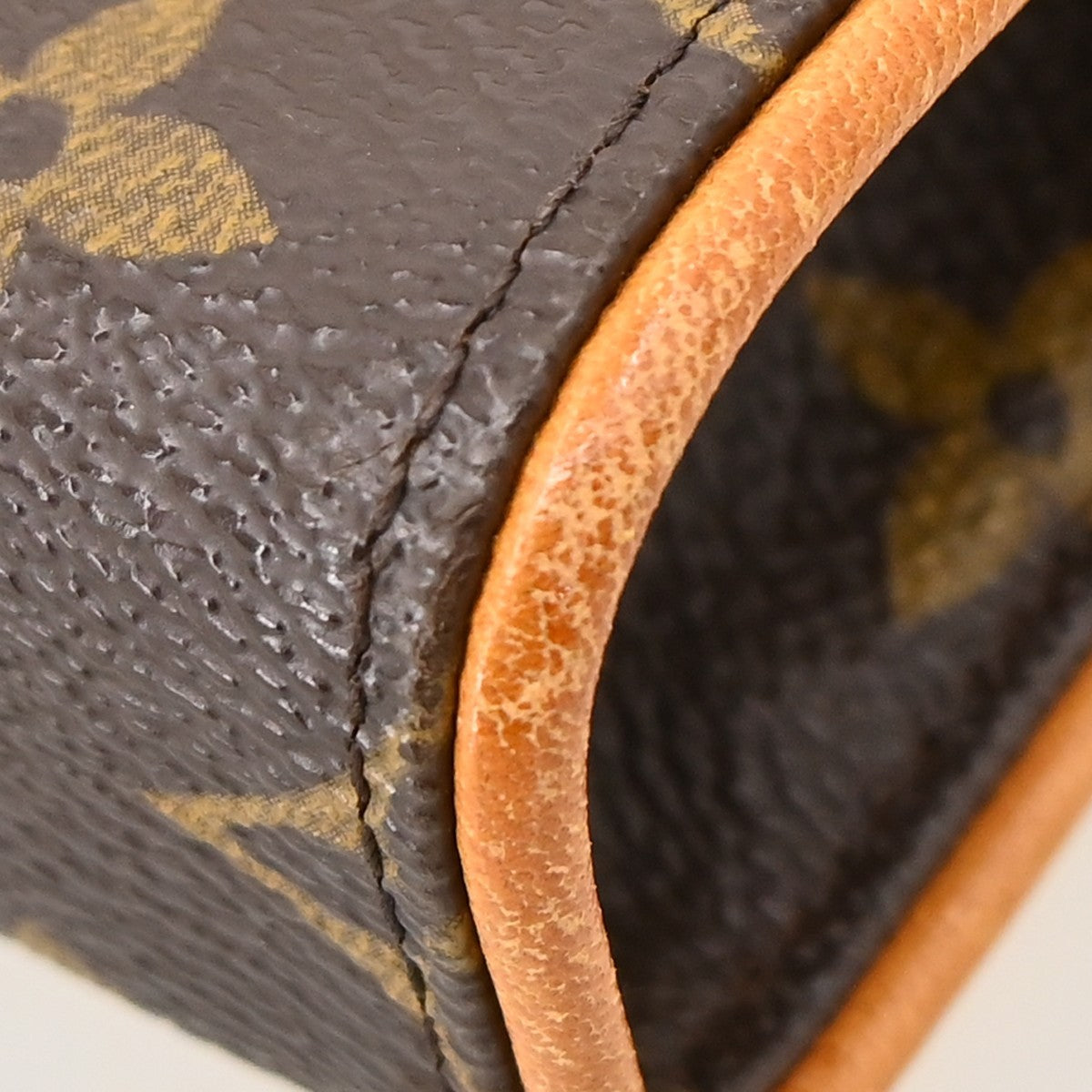 Louis Vuitton Florentine Monogram Brown Canvas Clutche & Pouche Bag (Pre-Owned)
