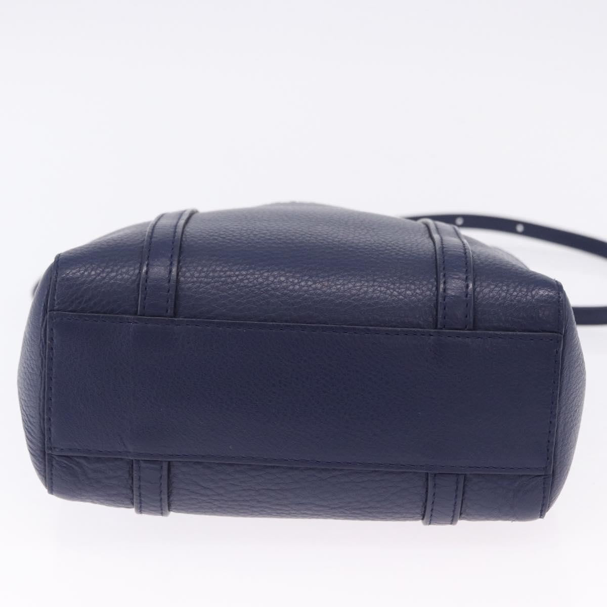 Balenciaga Everyday Tote Leather Navy Leather Tote Bag Bag (Pre-Owned)