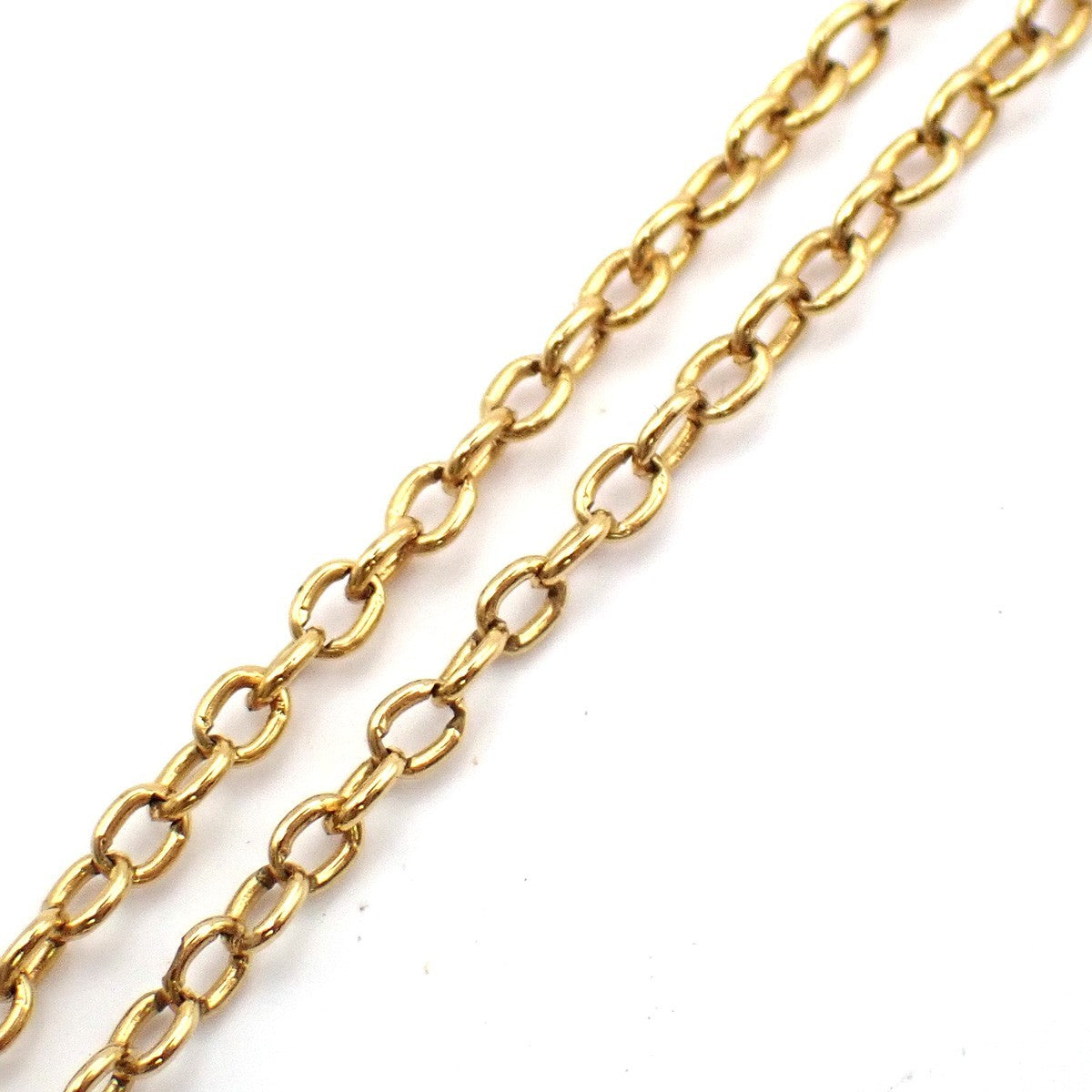 Louis Vuitton Essential V Metal Gold Gold_Plated Necklace Jewelry (Pre-Owned)