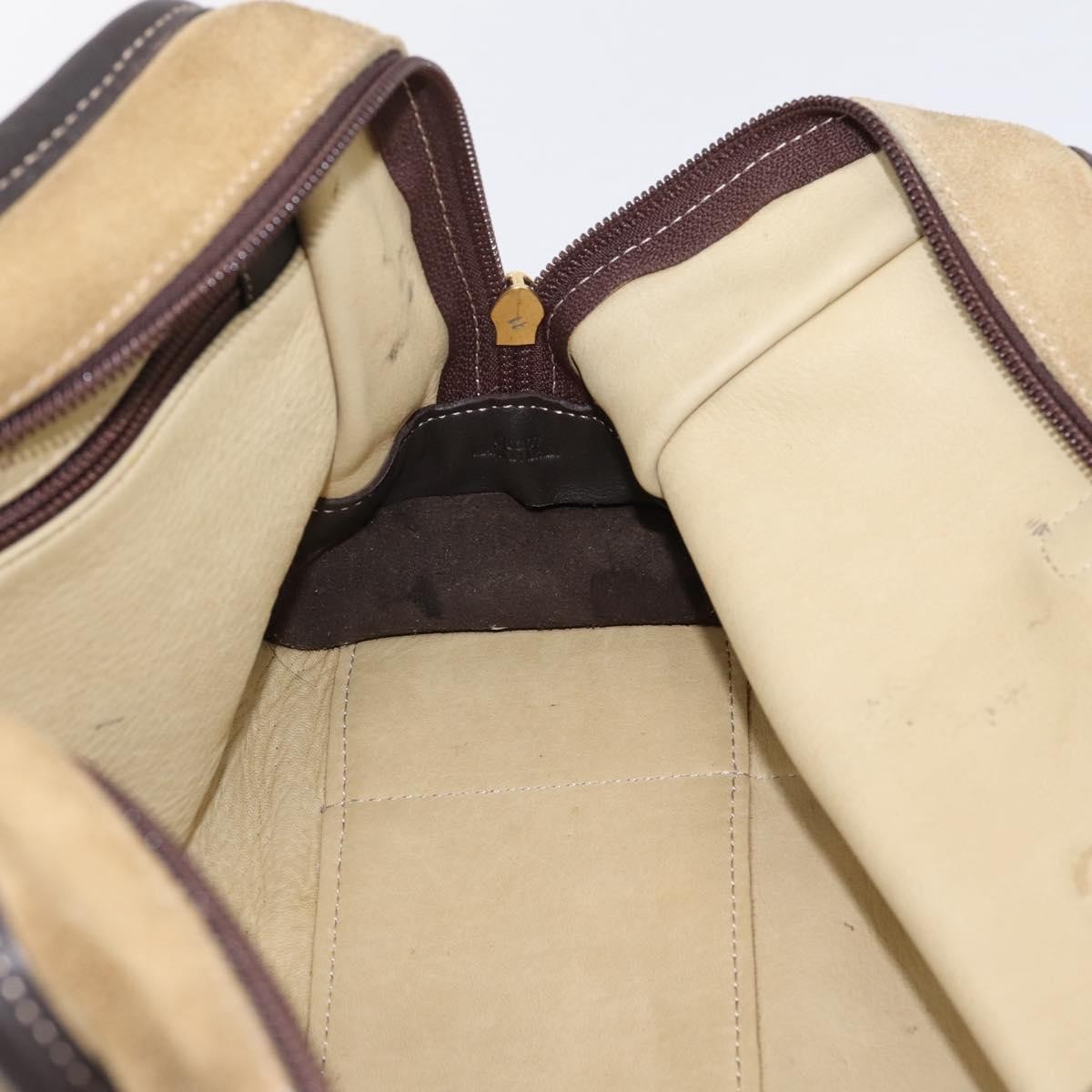 Loewe Amazona Suede Beige Suede Handbag (Pre-Owned)