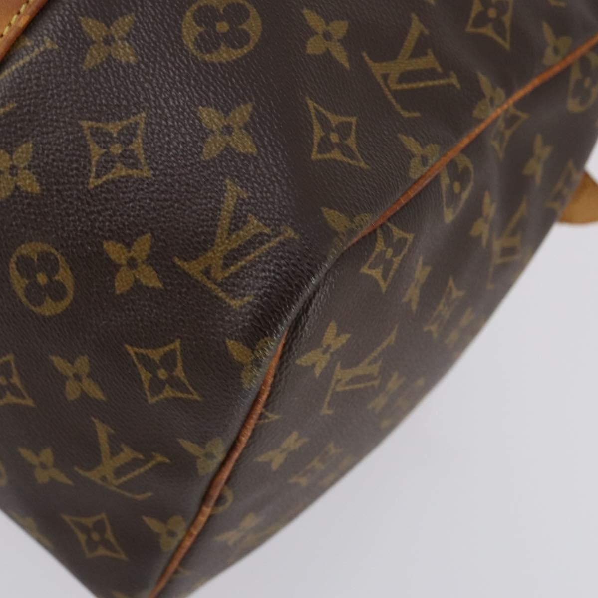 Louis Vuitton Sac Souple Monogram Canvas Brown Canvas Travel Bag Bag (Pre-Owned)