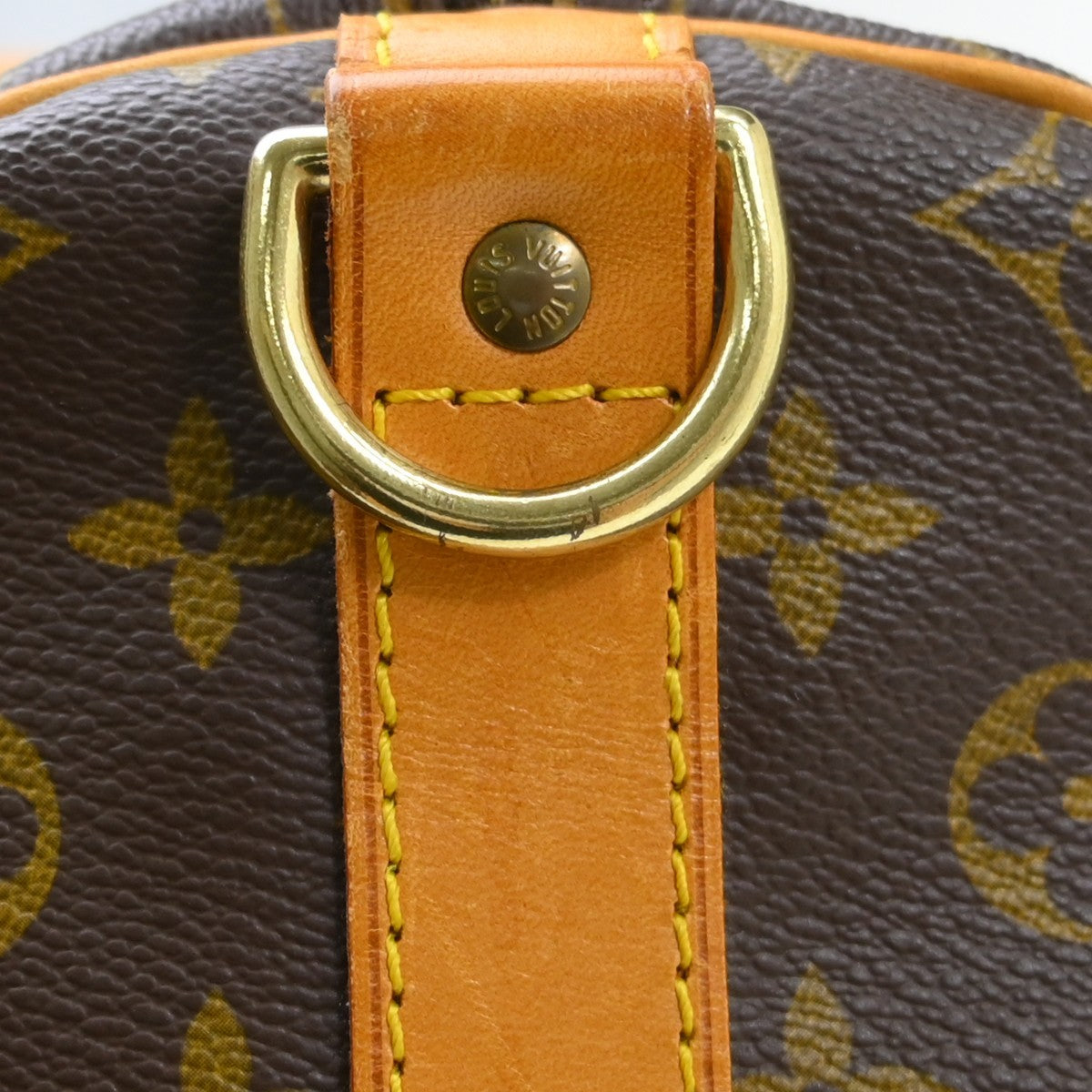 Louis Vuitton Keepall Bandouliere Monogram Canvas Brown Canvas Travel Bag Bag (Pre-Owned)